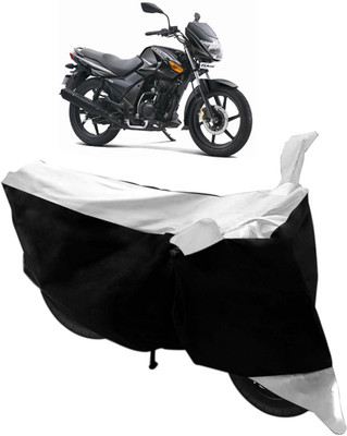 Flipkart SmartBuy Two Wheeler Cover for TVS(Flame DS 125, Black, Silver)