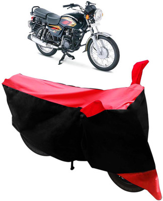 Flipkart SmartBuy Two Wheeler Cover for TVS(Max 4R, Black, Red)