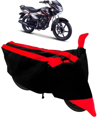 Flipkart SmartBuy Two Wheeler Cover for TVS(Pheonix, Black, Red)