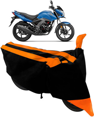 Flipkart SmartBuy Two Wheeler Cover for Honda(Aviator, Black, Orange)