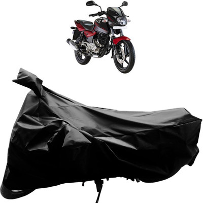 SHOOLIN Two Wheeler Cover for Bajaj(Pulsar 180 DTS-i, Black)