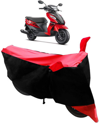 Flipkart SmartBuy Two Wheeler Cover for Suzuki(Let's, Black, Red)