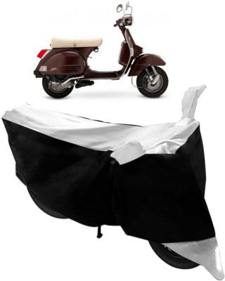 Flipkart SmartBuy Two Wheeler Cover for TVS(Star Euro, Black, Silver)