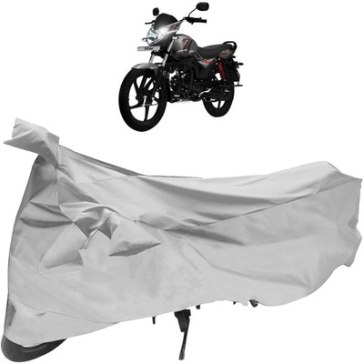 SHOOLIN Two Wheeler Cover for Mahindra(Pantero, Silver)