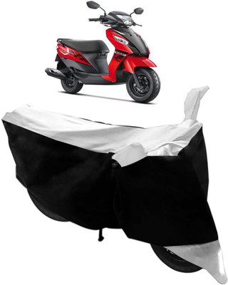 Flipkart SmartBuy Two Wheeler Cover for Suzuki(Let's, Black, Silver)