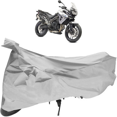 Purpleheart Two Wheeler Cover for Triumph(Tiger 800 XR, Silver)