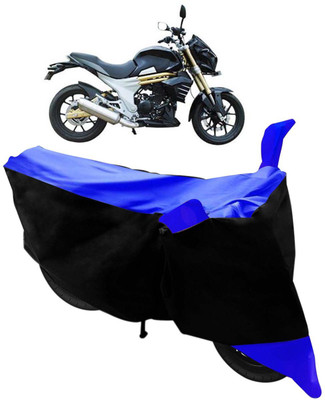 Flipkart SmartBuy Two Wheeler Cover for Mahindra(Mojo, Black, Blue)
