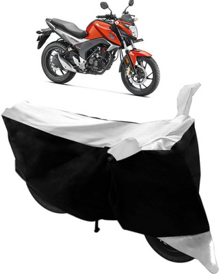 Flipkart SmartBuy Two Wheeler Cover for Honda(CBR 150R, Black, Silver)