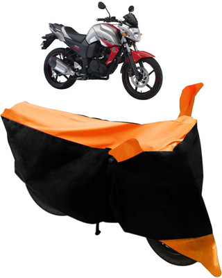 Purpleheart Two Wheeler Cover for Yamaha(FZ-S, Black, Orange)