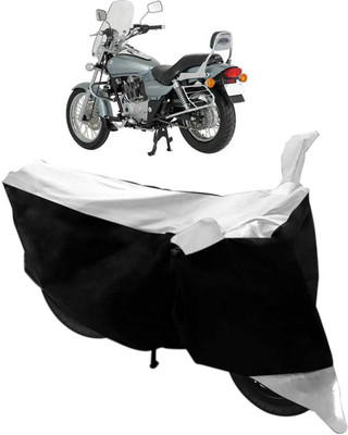 Purpleheart Two Wheeler Cover for Bajaj(Avenger 220 DTS-i, Black, Silver)
