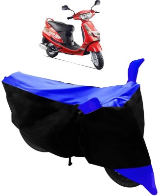 Purpleheart Two Wheeler Cover for Mahindra(Gusto, Black, Blue)