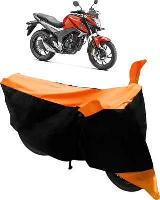 Flipkart SmartBuy Two Wheeler Cover for Honda(CBR 150R, Black, Orange)