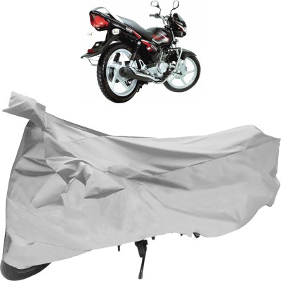 SHOOLIN Two Wheeler Cover for Suzuki(Zeus, Silver)