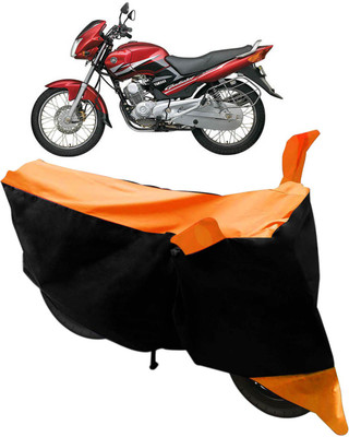 SHOOLIN Two Wheeler Cover for Hero(Ambition, Black, Orange)