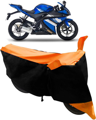 Purpleheart Two Wheeler Cover for Yamaha(Gladiator, Black, Orange)