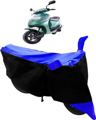 Flipkart SmartBuy Two Wheeler Cover for Mahindra(Kine, Black, Blue)