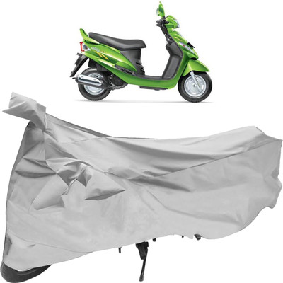 SHOOLIN Two Wheeler Cover for Mahindra(Rodeo RZ, Silver)