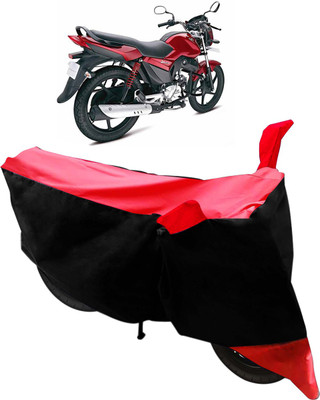 Flipkart SmartBuy Two Wheeler Cover for Mahindra(Stallio, Black, Red)