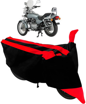 Flipkart SmartBuy Two Wheeler Cover for Bajaj(Avenger 220 DTS-i, Black, Red)