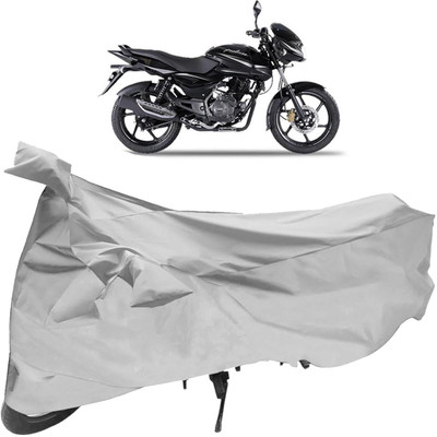 SHOOLIN Two Wheeler Cover for Bajaj(Pulsar 150, Silver)