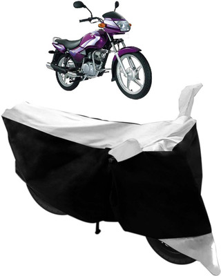 Purpleheart Two Wheeler Cover for TVS(Star City, Black, Silver)