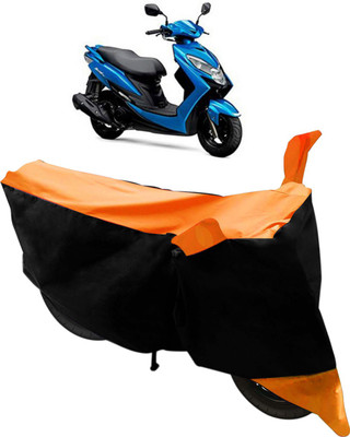 Flipkart SmartBuy Two Wheeler Cover for Suzuki(Swish, Black, Orange)