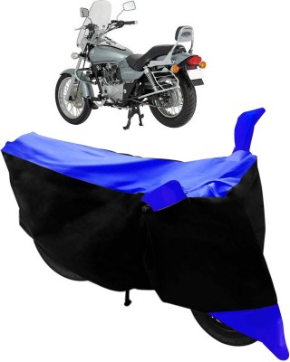 Purpleheart Two Wheeler Cover for Bajaj(Avenger 220 DTS-i, Black, Blue)