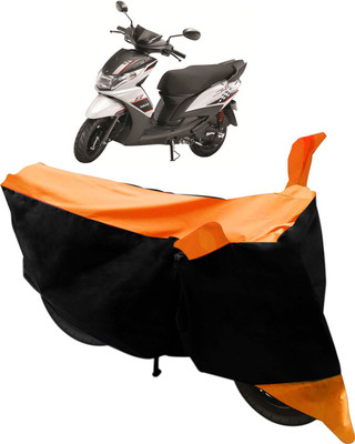 Purpleheart Two Wheeler Cover for Yamaha(Ray Z, Black, Orange)