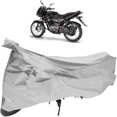 Purpleheart Two Wheeler Cover for Bajaj(Pulsar 150 DTS-i, Silver)