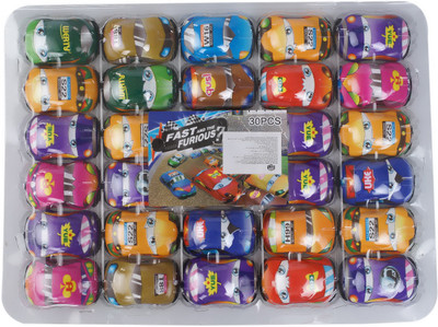 

Aarushi Die Cast Fast and the Furious Multicolor Car Set for Kids (30Pcs)(Multicolor)