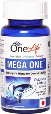 

OneLife Mega One - Omega 3 Fish Oil(1000 mg)