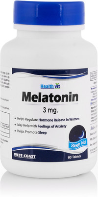 

HealthVit Melatonin 3mg Regulates For Sleep Cycle(3 mg)