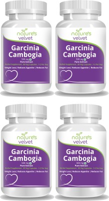 

Natures Velvet Lifecare Garcinia Cambogia Pure Extract 500 mg, 60 Veggie Capsules - Pack of 4(500 mg)