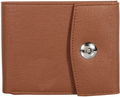 

LAER Boys Tan Genuine Leather Wallet(10 Card Slots)