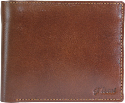 

G'leani Men Casual Brown Genuine Leather Wallet(7 Card Slots), Tan