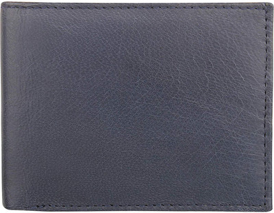 

LAER Boys Black Genuine Leather Wallet(3 Card Slots)