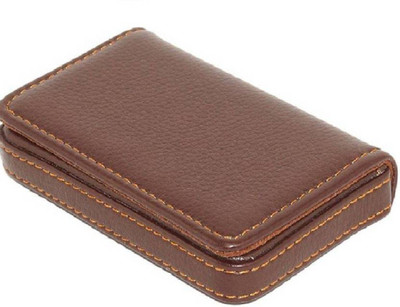

Peacock Mundkar Boys Tan Artificial Leather Card Holder(8 Card Slots)