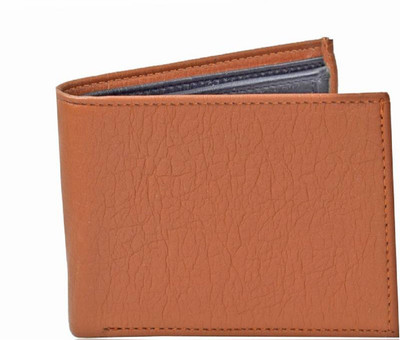 

Nishu India Men Tan, Black Artificial Leather Wallet(7 Card Slots), Black;tan