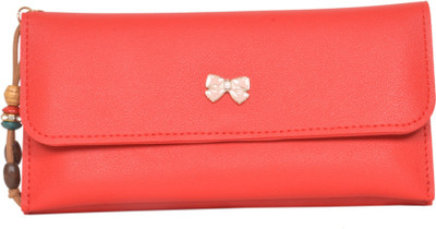 

Blossom Women Red Artificial Leather Wallet(4 Card Slots)