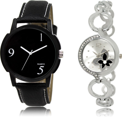 

The Shopoholic Best Combo Pack Black And Silver Dial Analog Watch For Boys And Girls Watch Of Boy Watch - For Men & Women