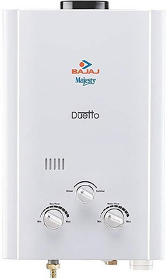 

Bajaj 6 L Gas Water Geyser(White, MAJESTY DUETTO)