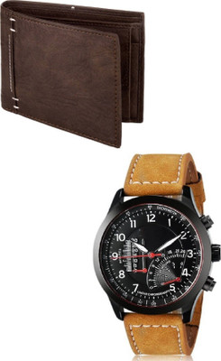 

SHAR Chronograph Watch Combo(Multicolor)