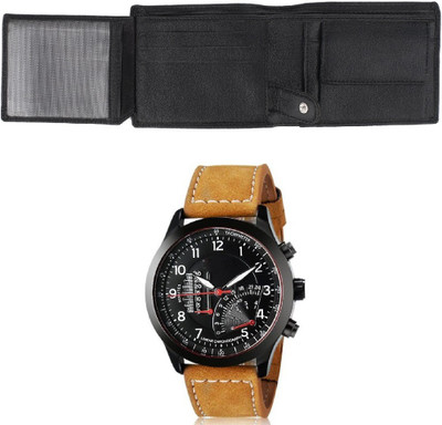 

SHAR Analog Watch, Wallet Combo(Multicolor)