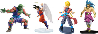 

Toy Mela Dragon Ball Z DBZ Set Of 4 Pcs. Piccolo, Angel Goku, Super Saiyan Jin, Broly Action Figure(Multicolor)