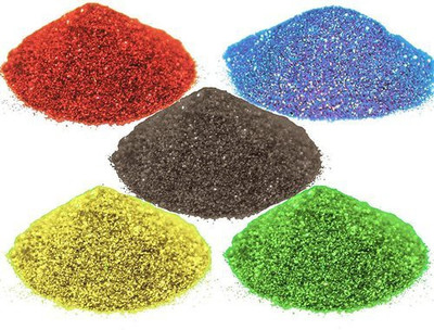 

AsianHobbyCrafts Glitter Sparkle Powder (Pack of 5)