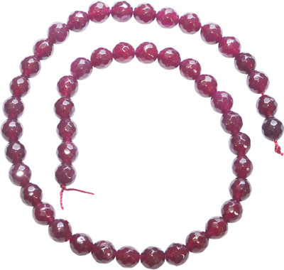 

Scorpion 8mm Red Colour Dyed Quartz Faceted Round Shaped Beads Sold per 15 inch Approx. Strand