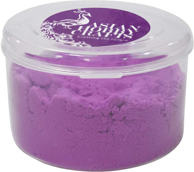 

AsianHobbyCrafts Kinetic Sand with 6 Sea Creatures/Castle Shaping Tools for Modelling, Kids Activities and DIY Crafts, Purple: 500 grm