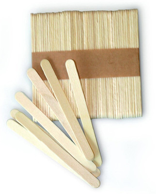 

advancedestore Natural Wooden Ice Cream Sticks Popsicle Sticks & Spoon