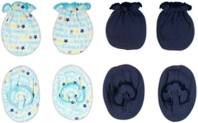 

Pebbles Baby/Infant Cute Printed Mitten & Bootie Combo - Pack of 2(Multicolor)