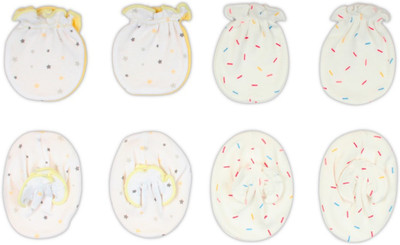 

Pebbles Baby/Infant Cute Printed Mitten & Bootie Combo - Pack of 2(Multicolor)